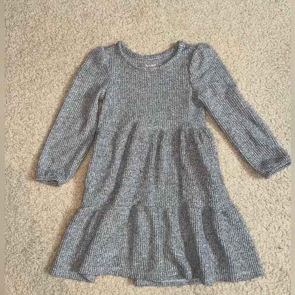 Cat& Jack Gray Knit Kids Dress 3T - Picture 1 of 1